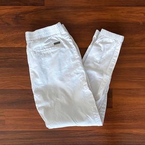 Med Armani Exchange Men’s White Joggers NWOT